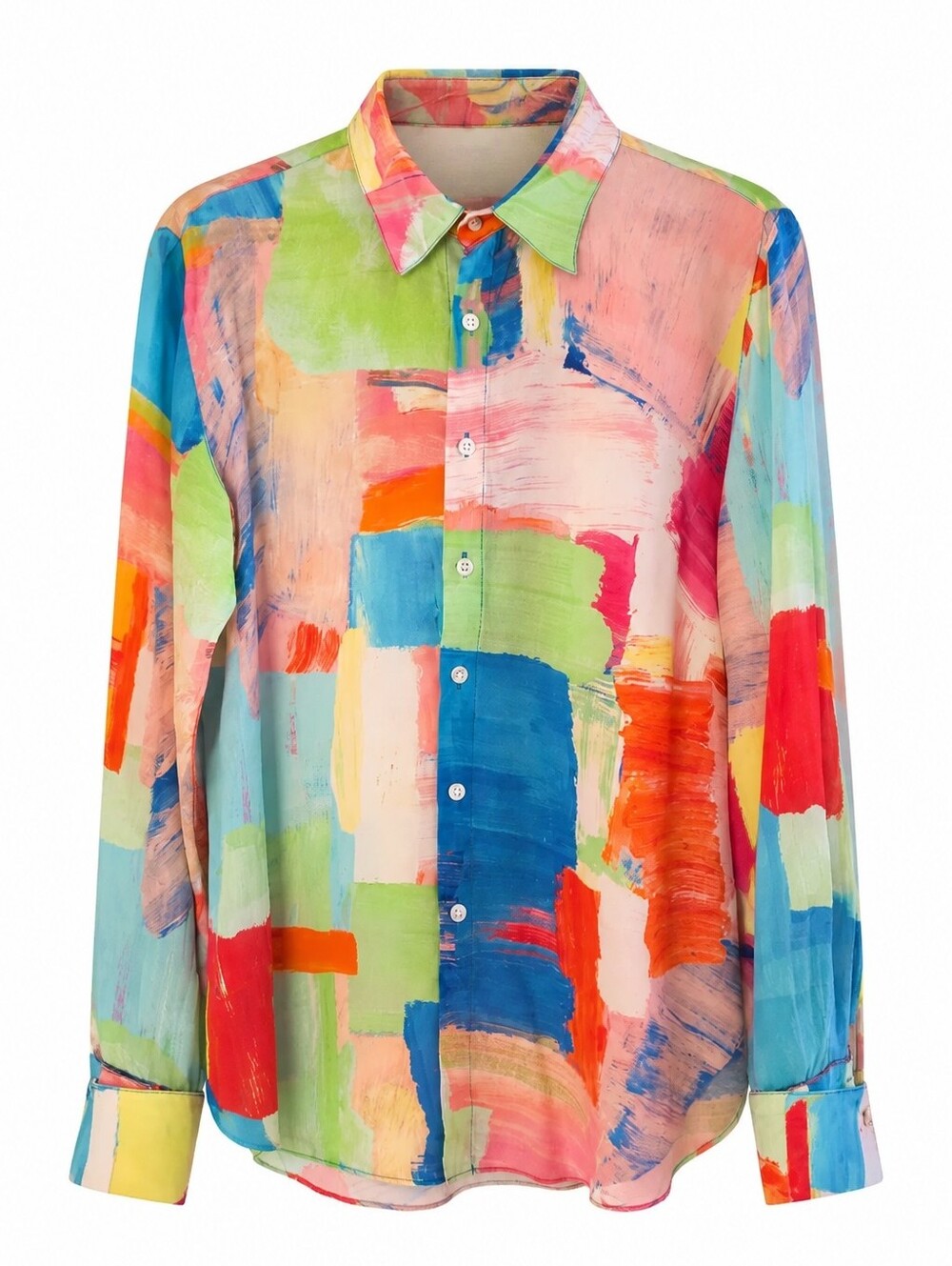 Robert Grayham Gabriela Button Down Top